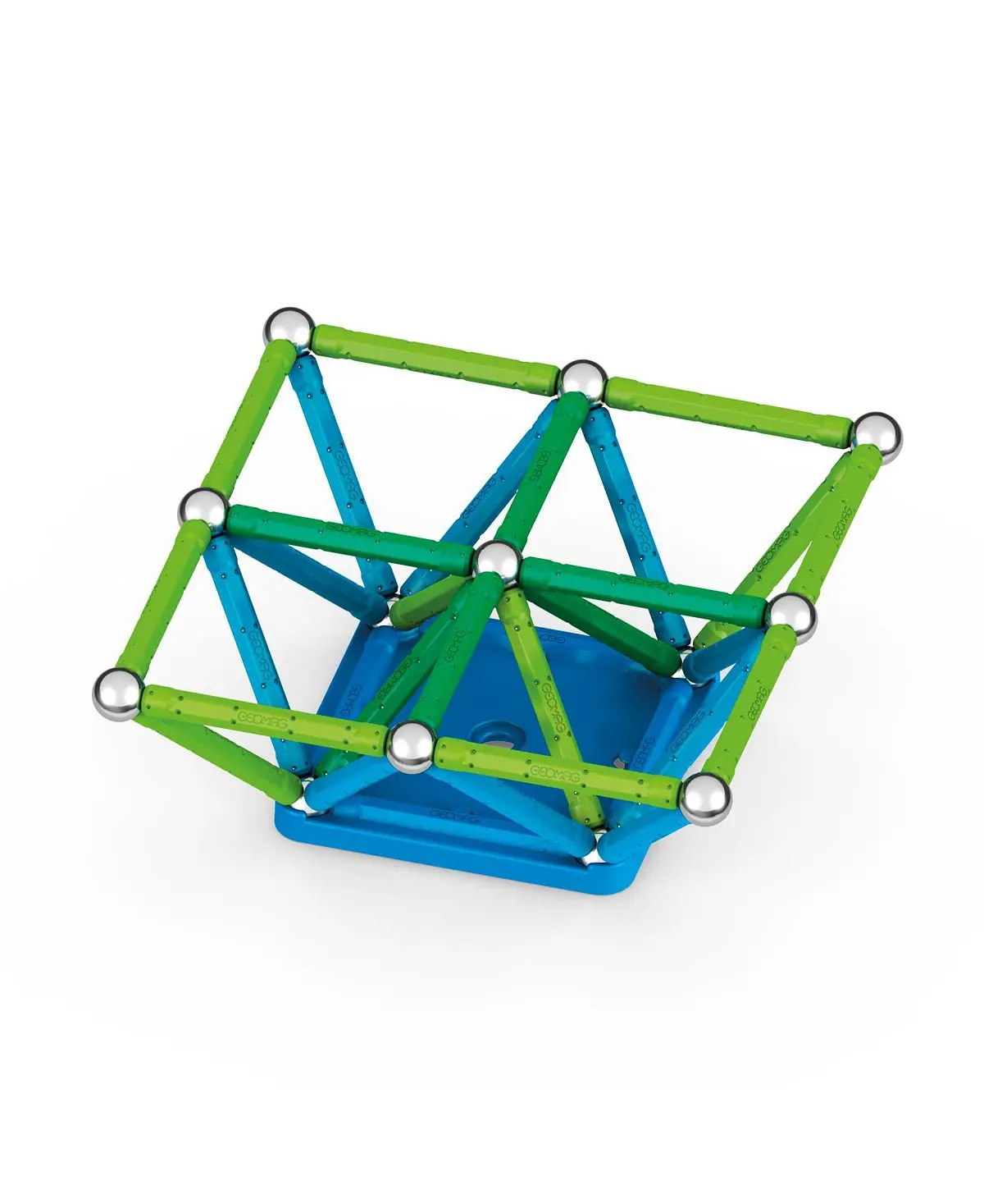 Geomag Green Line 60-Piece Magnetic Construction Set - Eco-Friendly, Multi-Color 1