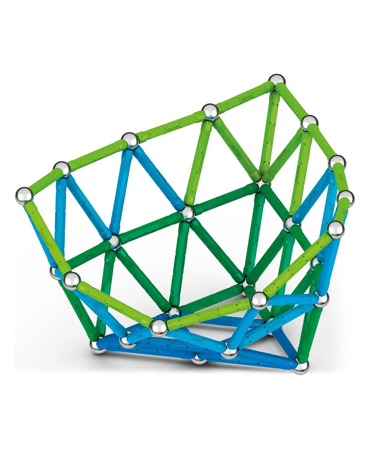 Geomag Green Line Color Magnetic Building Set - 142 Pieces 1