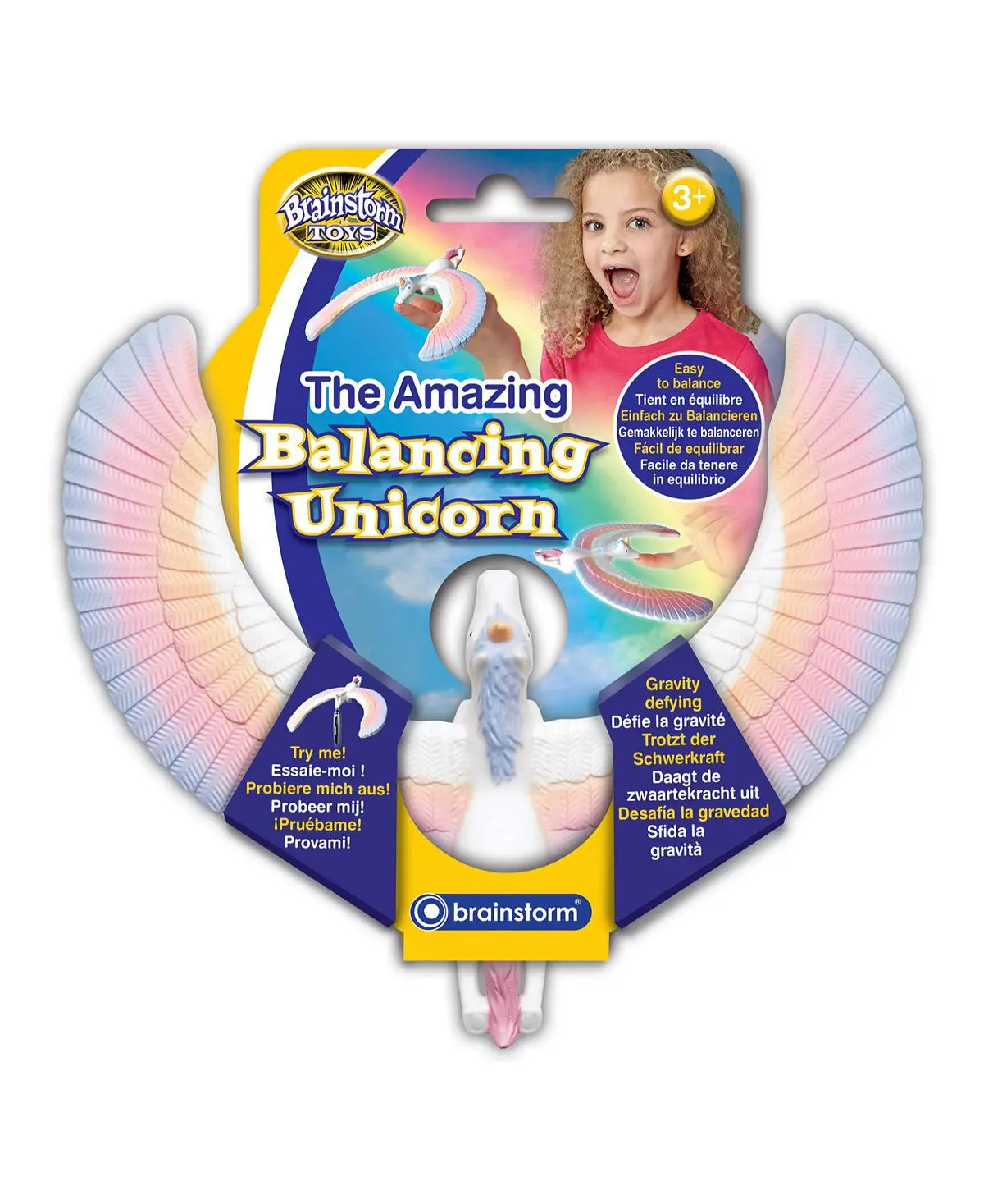 Brainstorm Toys Magical Balancing Unicorn With Rainbow Wings 1