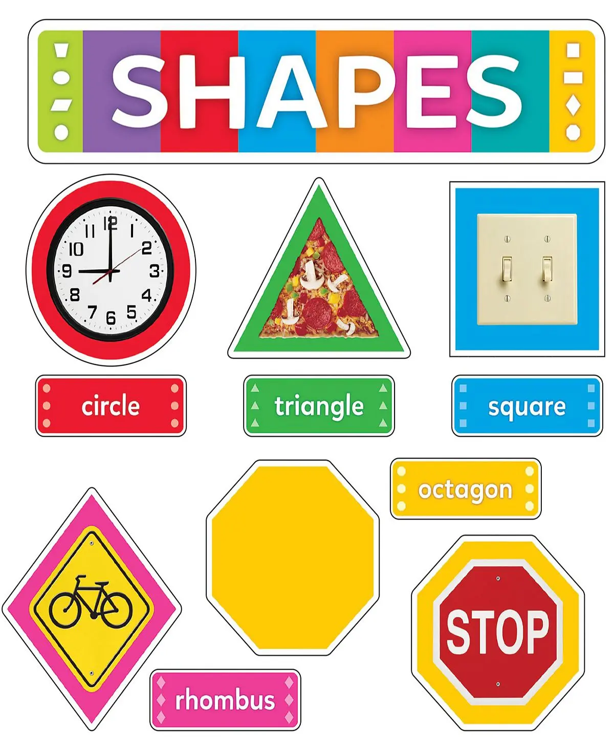 Shapes All Around Us - Geometric Learning Set - Educational Toy 1