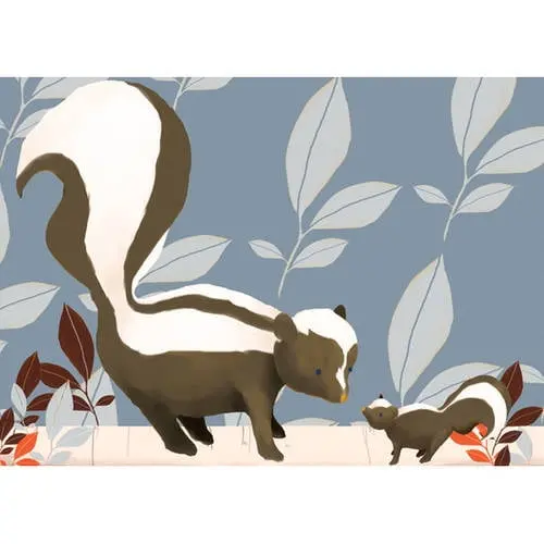 Oopsy Daisy Sweet Skunks Canvas Wall Art By Meghann O'hara 1