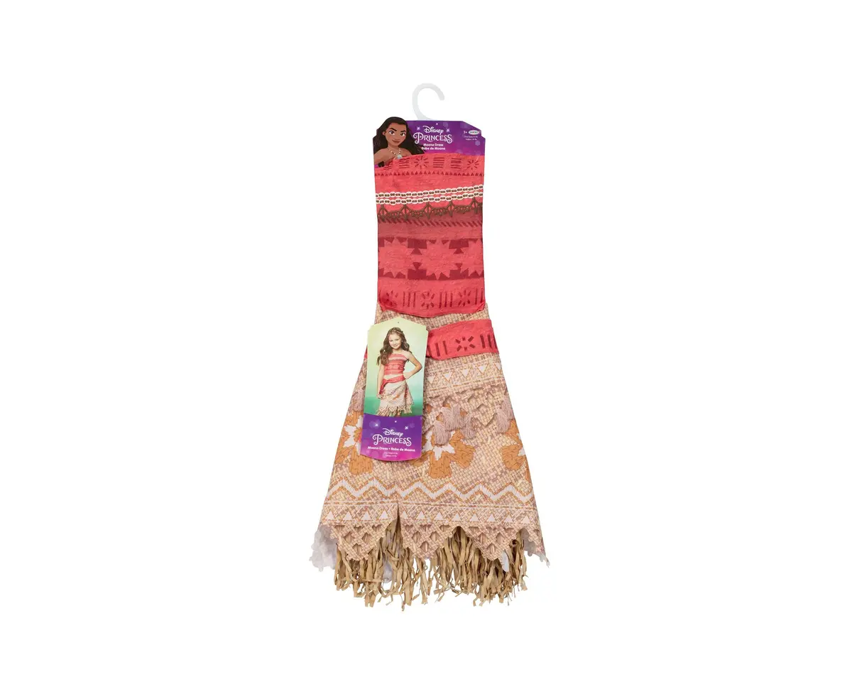 Disney Princess Moana Child's Adventure Outfit Costume - Size 4-6X 1