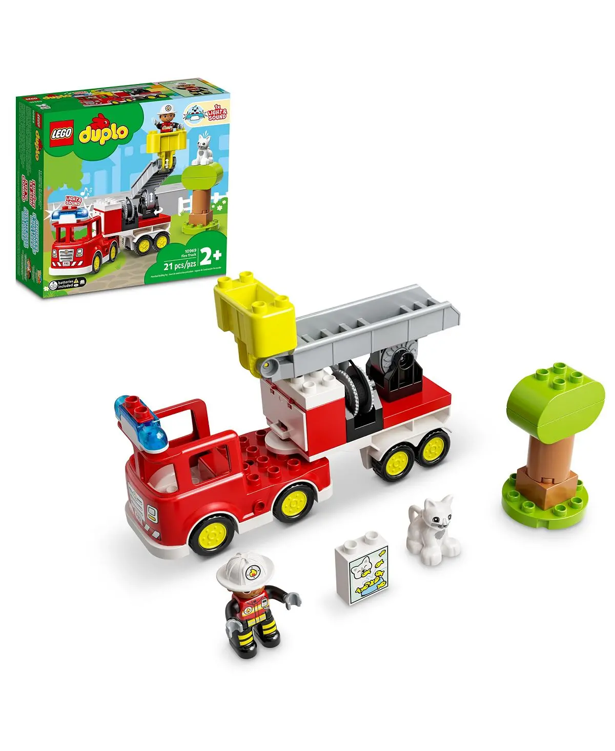 Lego Duplo Rescue Fire Truck 10969 Interactive Building Set - 21 Pieces 1