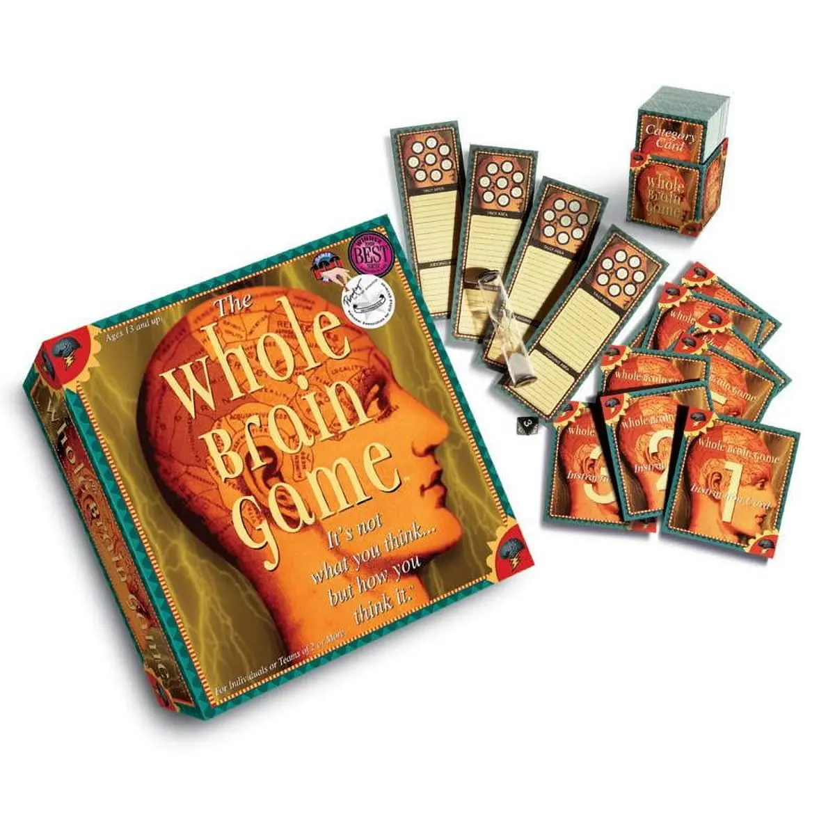 The Whole Brain Game Brain-Twisting Family Board Game 1