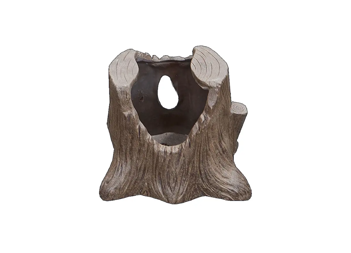 Enchanted Yellow Door Large Play Tree Stump 1
