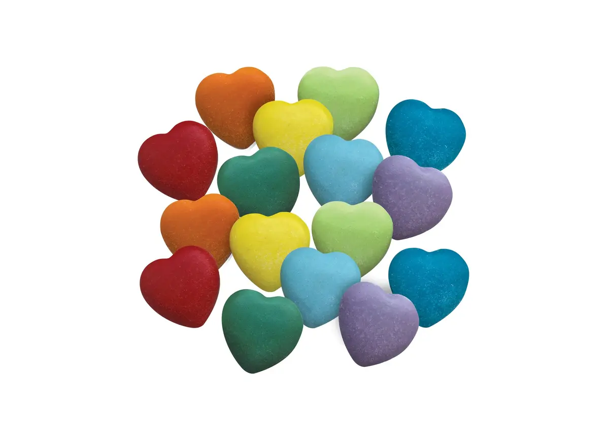 Yellow Door Multi-Color Kindness Heart Stones Set - Assorted Colors 1