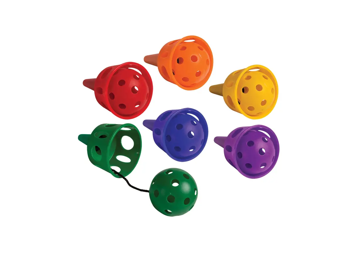 Champion Sports Rainbow Catch-A-Ball Cup Set, 6 Pieces 1