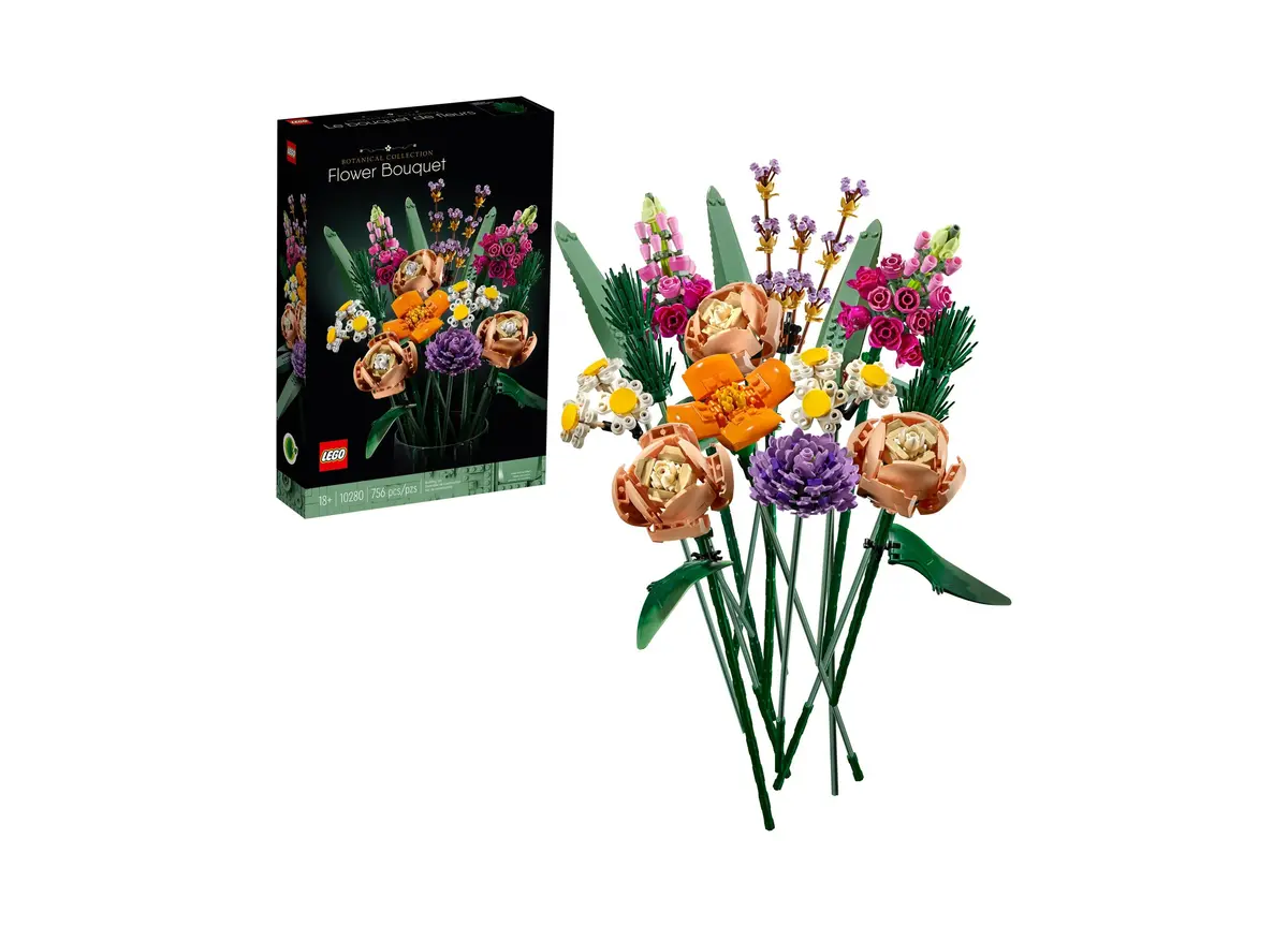 Lego Icons 10280 Flower Bouquet - 756 Piece Adult Building Set 1