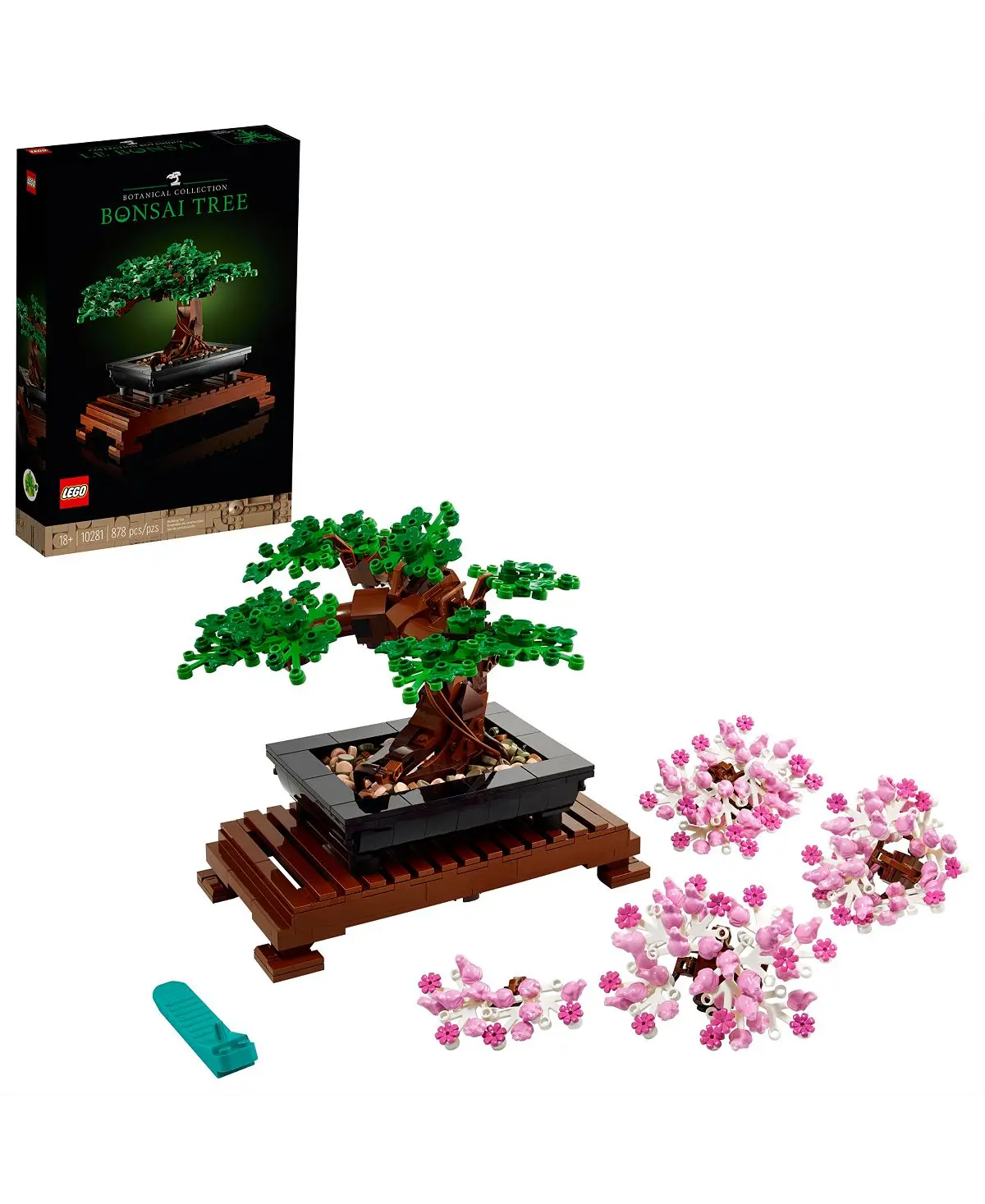 Lego Bonsai Tree Botanical Collection Building Kit - 878 Pieces 1
