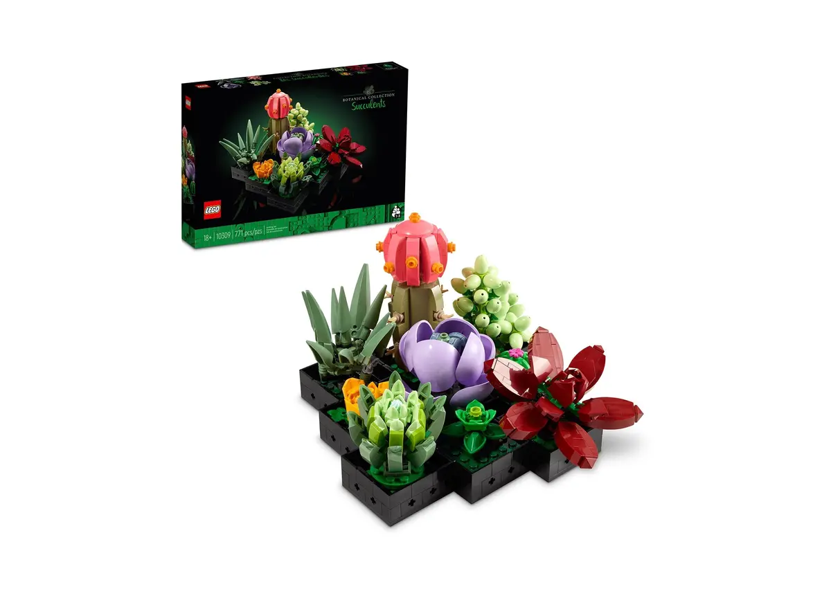 Lego Icons 10309 Succulents Botanical Set - Authentic House Plants Building Kit - 771 Pieces 1