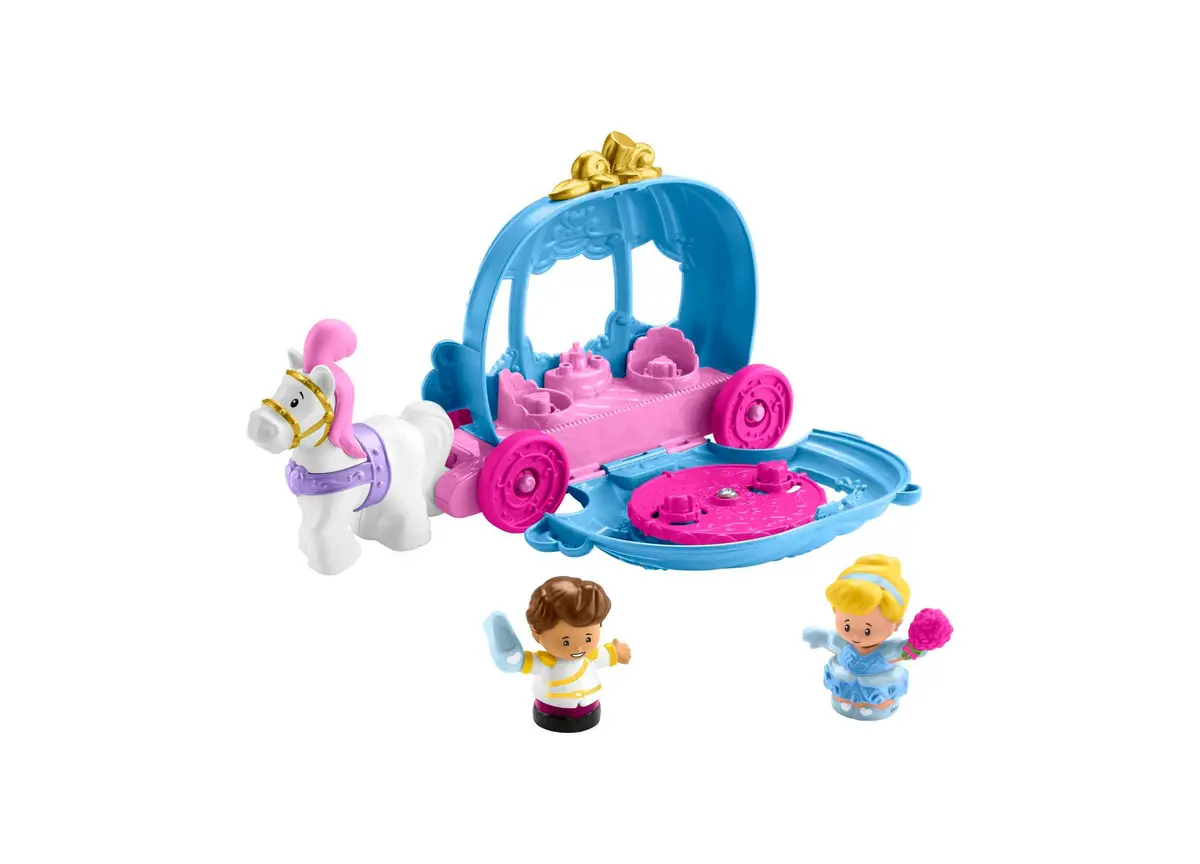 Fisher-Price Little People Disney Princess Cinderella's Dancing Carriage Playset 1