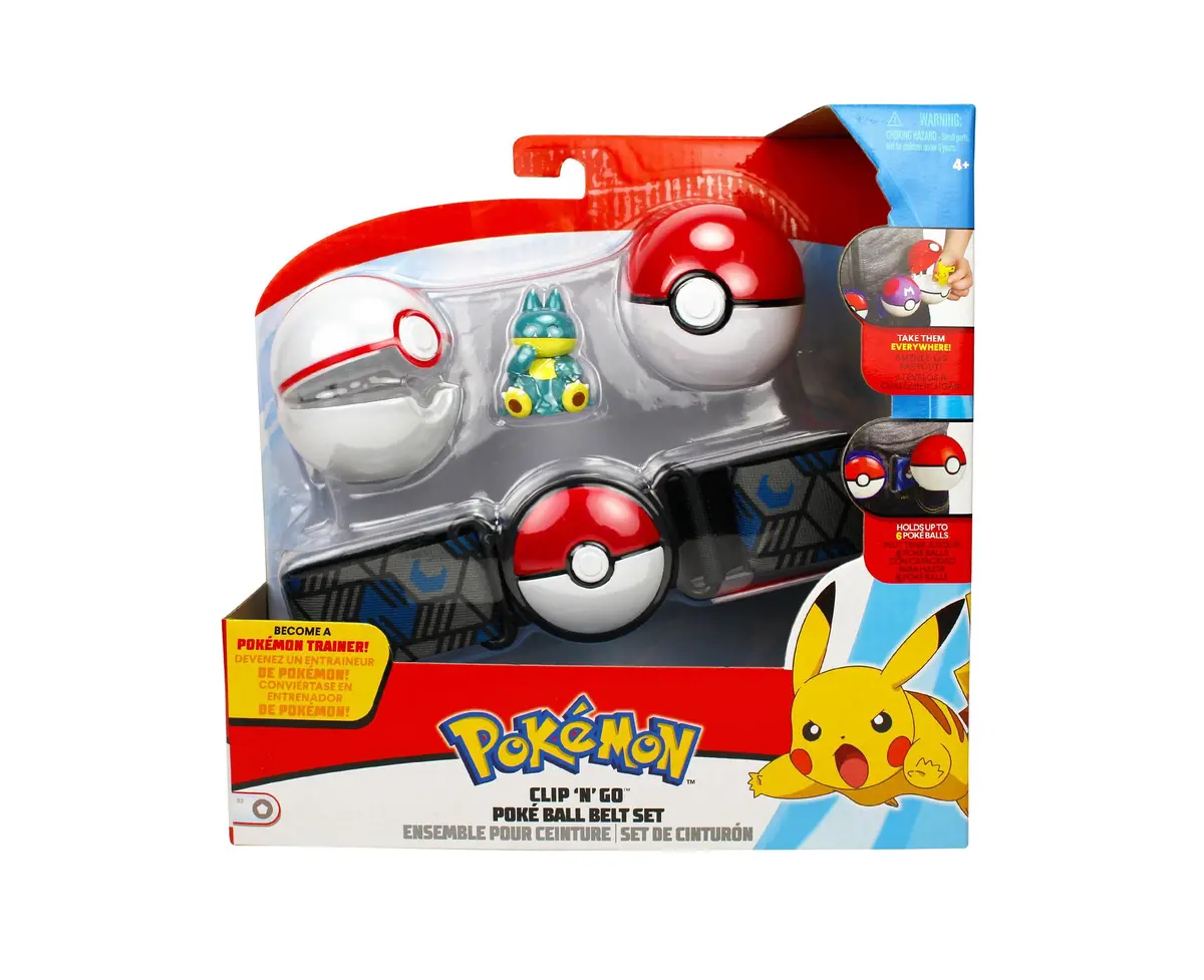 Adventure Awaits 2-Inch Pikachu Clip 'N' Go Belt Set - Adjustable 1