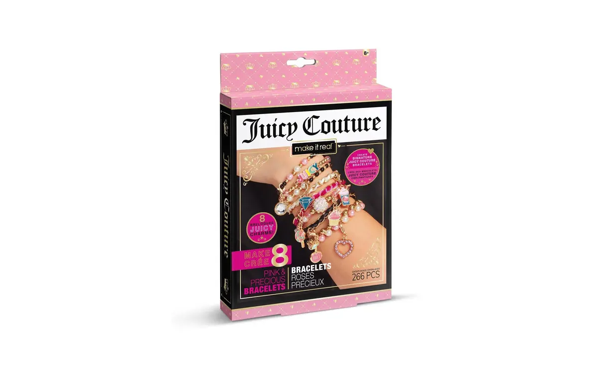 Juicy Couture Mini Pink & Precious Diy Bracelet Kit - Create Stylish Jewelry 1