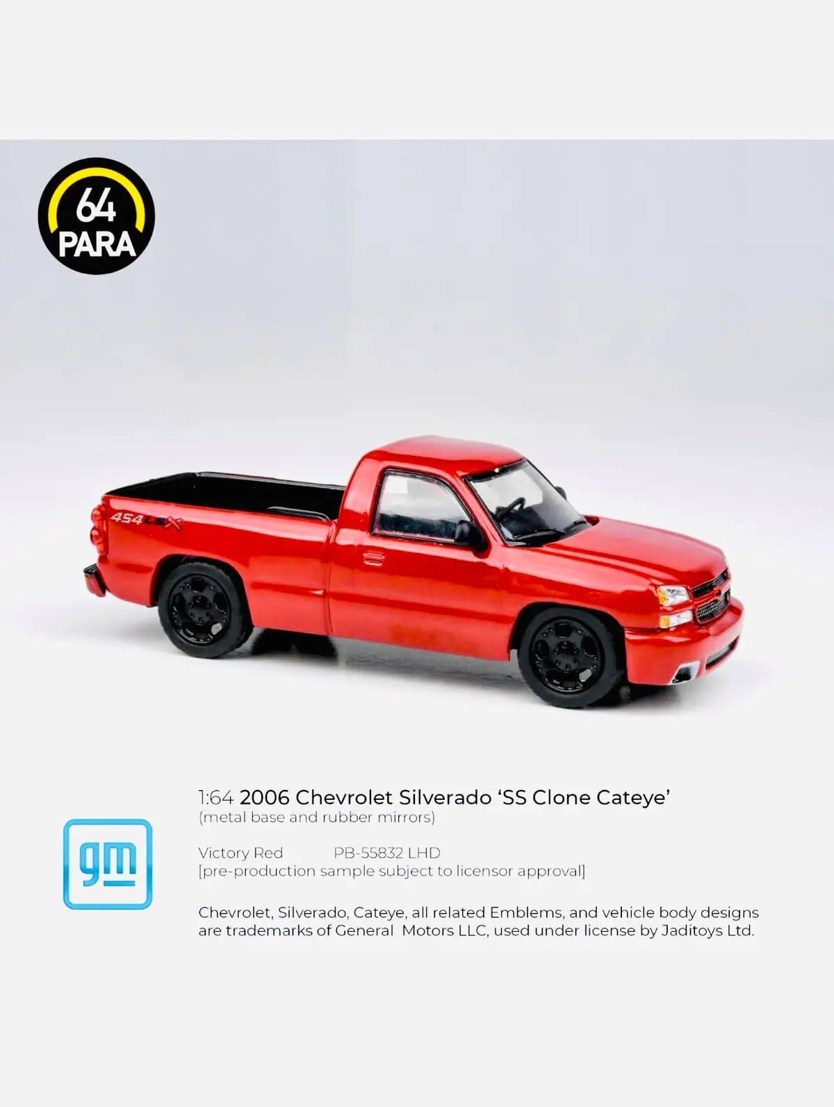 Para64 Factory Sealed 2006 Chevrolet Silverado Single Cab Truck In Victory Red 1