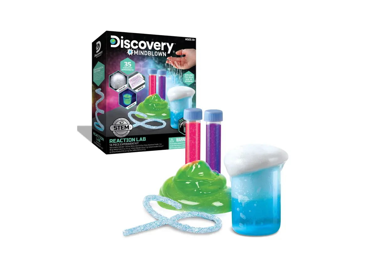Discovery #Mindblown Reaction Lab Science Experiment Kit, 18-Piece Set 1