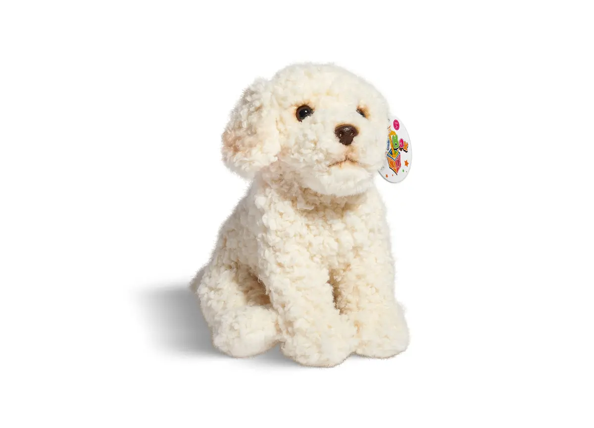 Geoffrey's Toy Box 10 Inch Labra Doodle Plush Puppy Dog Toy - Exclusive To Macy's 1