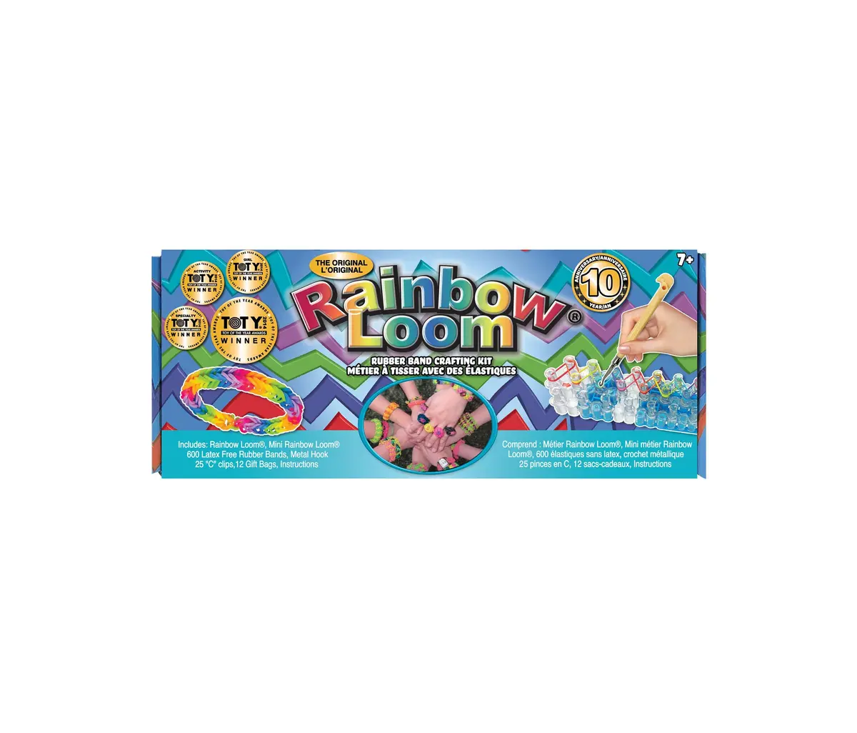 Rainbow Loom Original Rubber Band Crafting Kit, 626-Piece Set 1