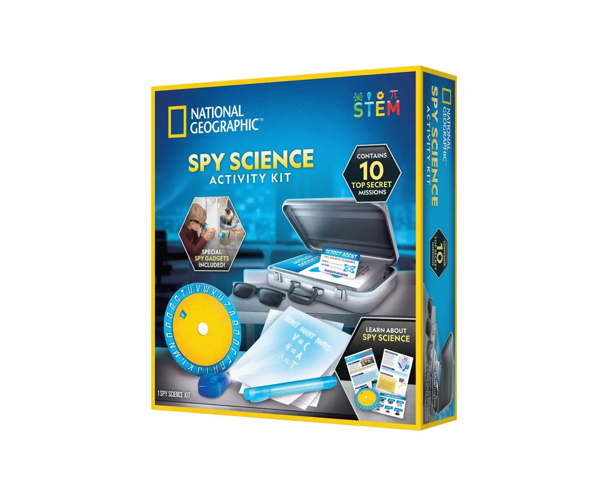 National Geographic Spy Science Activity Kit For Young Detectives 1