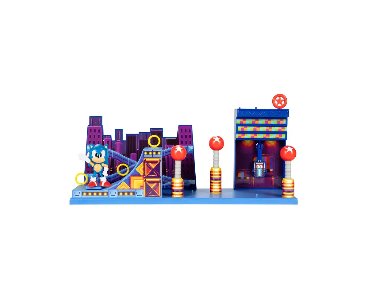 Sonic 2.5" Studiopolis Zone Interactive Playset 1