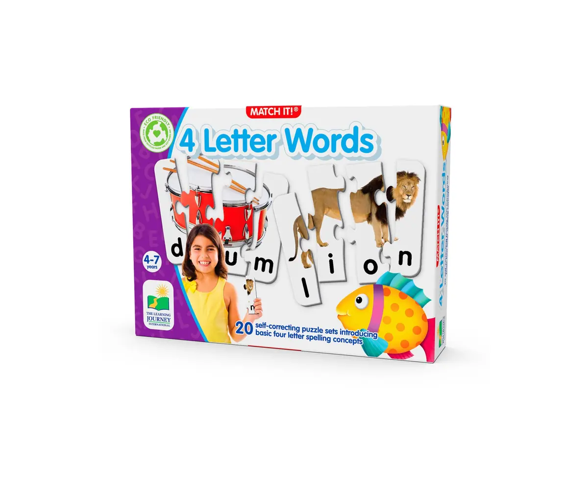 Match It! - Spell & Learn 4 Letter Words Puzzle Game 1