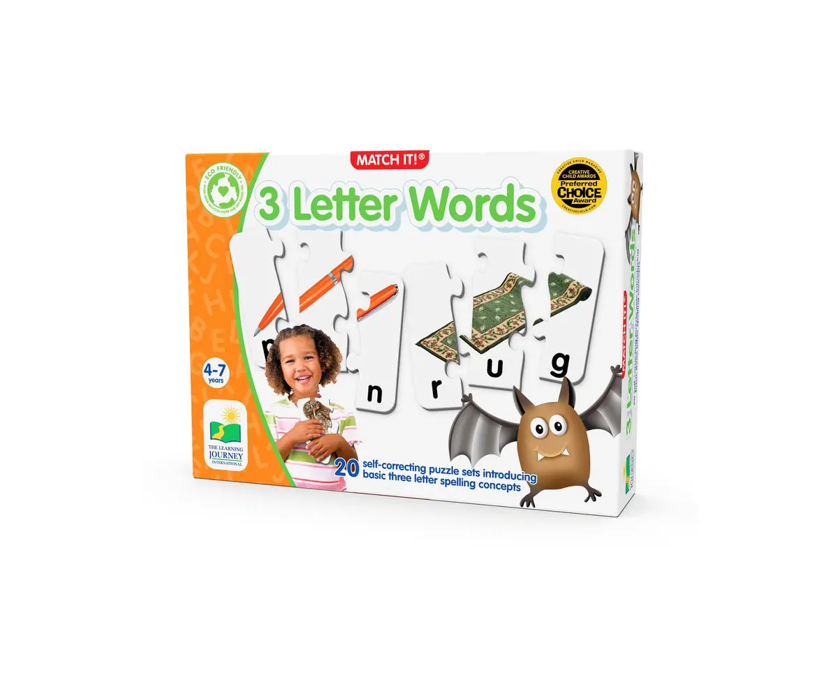 Match It! - Discovery 3 Letter Words Puzzle Game 1