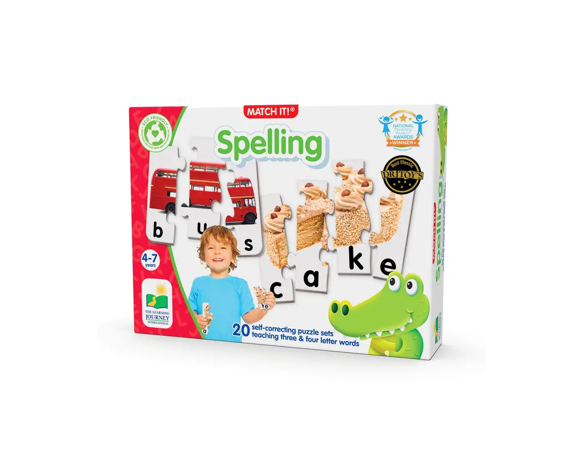Match It! Spelling - Vibrant Puzzle For Early Readers 1
