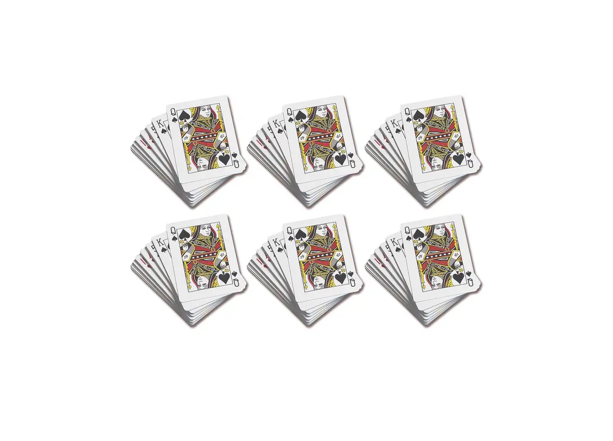 Learning Advantage Character-Themed Standard Playing Cards, Set Of 6 1