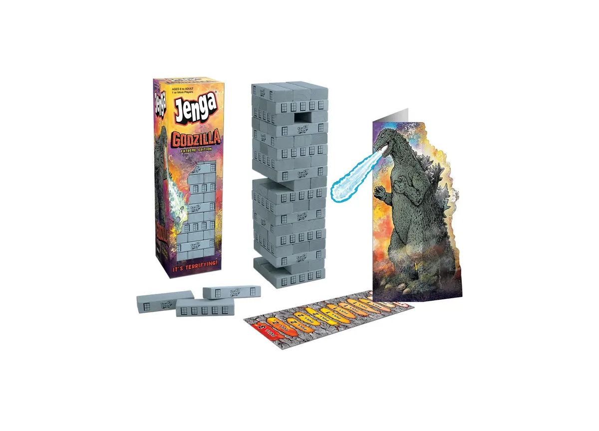 Godzilla Jenga Extreme Edition Board Game By Usaopoly 1