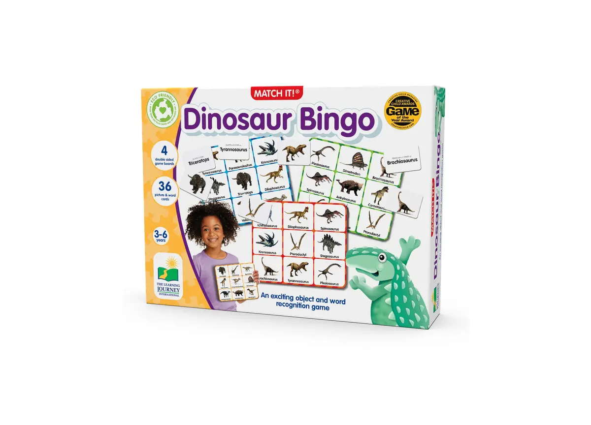 Match It! Dinosaur Bingo Educational Game 1