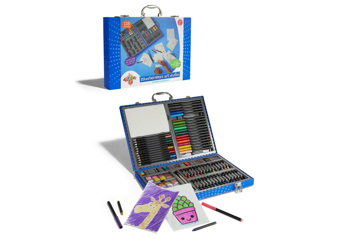 Geoffrey's Toy Box Masterwork Art Studio 128-Piece Set For Macy's 1