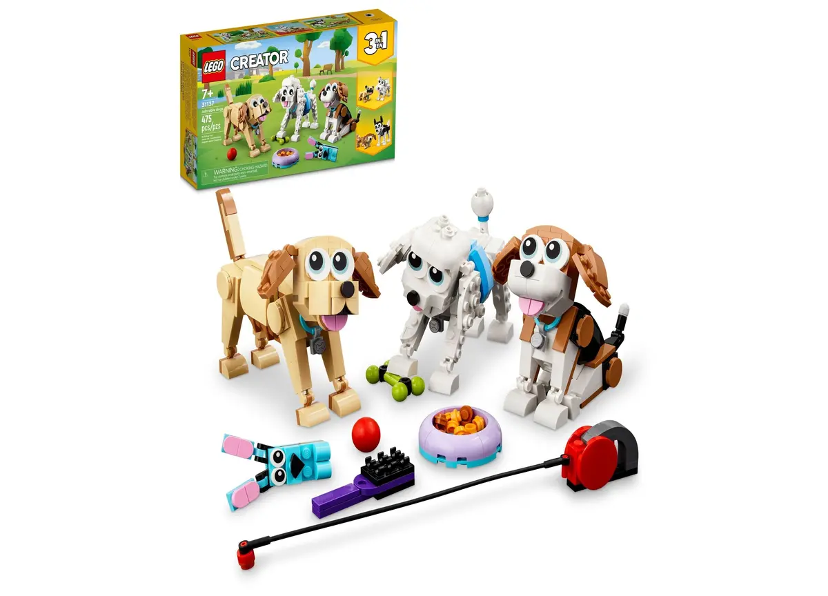 Lego Creator 31137 3-In-1 Adorable Dogs Building Set - 475 Pieces 1