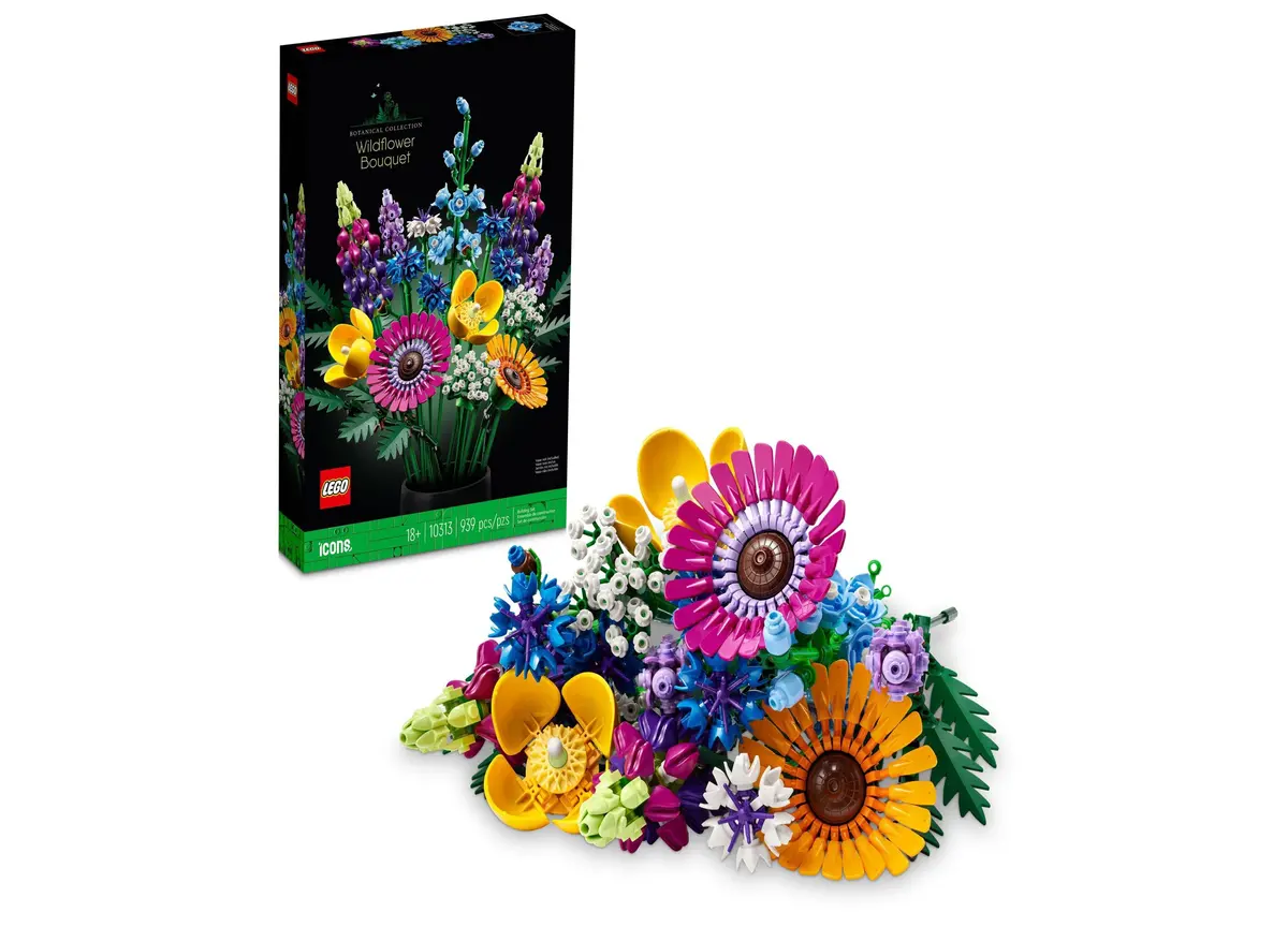 Lego Icons 10313 Wildflower Bouquet Floral Adult Building Set - 939 Pieces 1