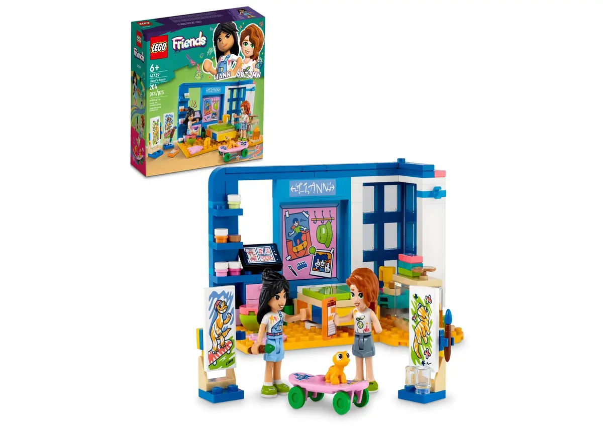 Lego Friends Liann's Room 204-Piece Building Set With Mini-Dolls And Gecko 1