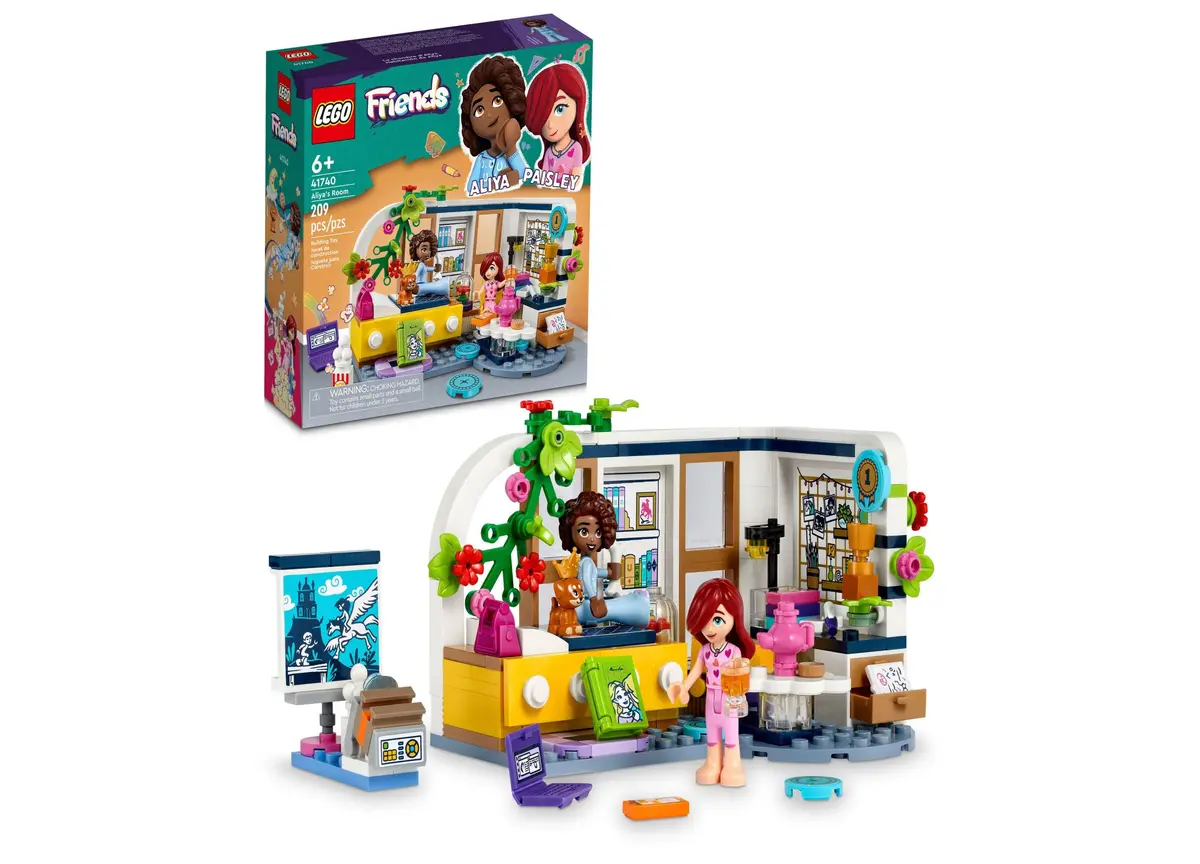 Lego Friends 209-Piece Aliya's Room Building Set With Mini-Dolls And Accessories 1