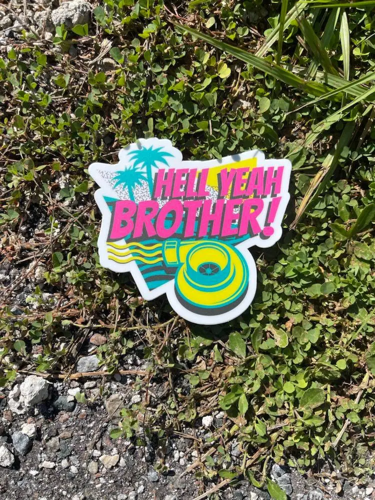 Retro Turbo Sticker 1