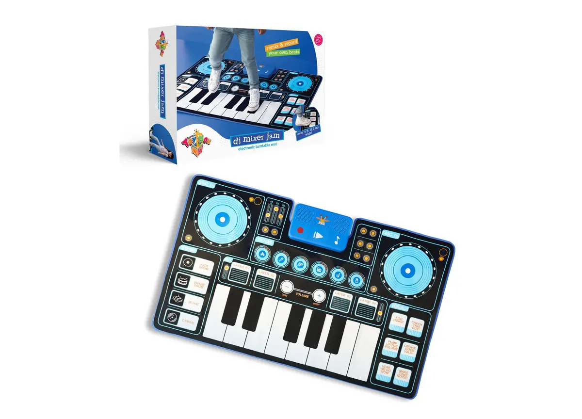 Geoffrey's Toy Box Dj Mixer Jam Electronic Turntable Mat For Kids 1