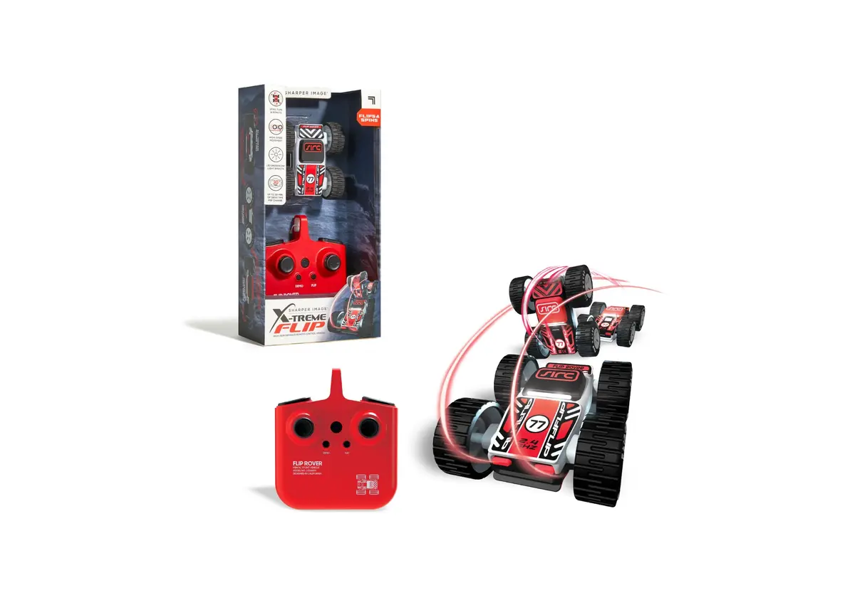 Sharper Image Remote Control X-Treme Flip Vehicle - High-Performance Stunts - Red 1