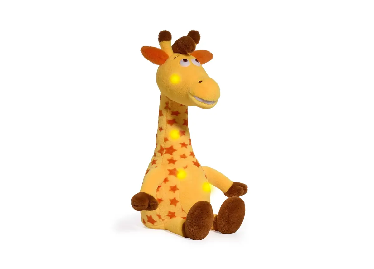 Geoffrey's Toy Box 14 Inch Interactive Led Giraffe Buddies Plush - Exclusive At Toys R Us 1