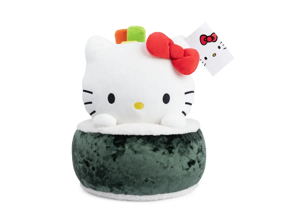 Hello Kitty Sushi Roll 10 Inch Plush Stuffed Animal By Gund 1