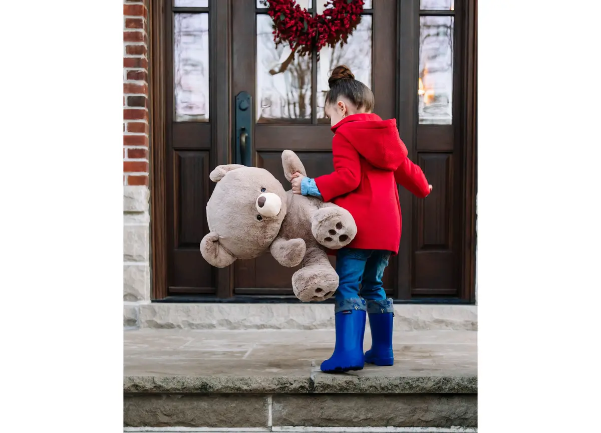 Gund Kai 23 Inch Premium Plush Teddy Bear - Soft Beige 2