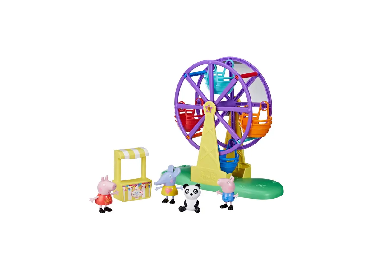 Peppa Pig Peppa's Fun Fair Playset With Spinning Ferris Wheel 1