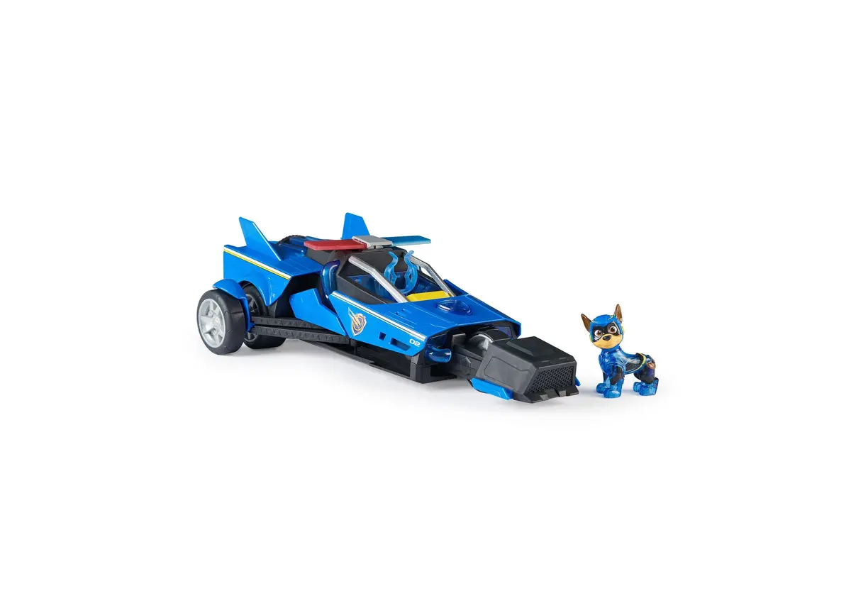 Paw Patrol Mighty Movie Chase's Transforming Cruiser With Action Figure 1