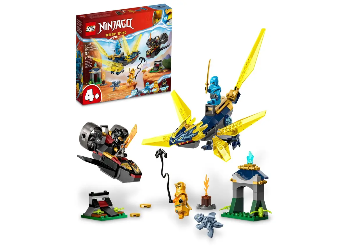 Lego Ninjago 157-Piece Nya And Arin's Baby Dragon Battle Set 1