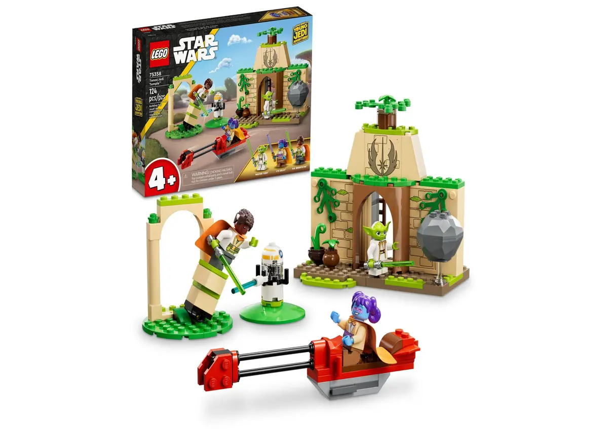 Lego Star Wars Tenoo Jedi Temple 124-Piece Building Set With Yoda, Lys Solay, And Kai Brightstar 1