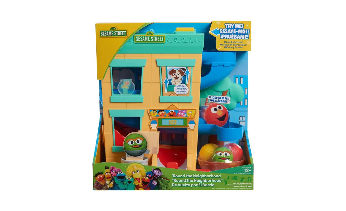 Sesame Street 4-Piece Ball Drop Playset With Figures 1