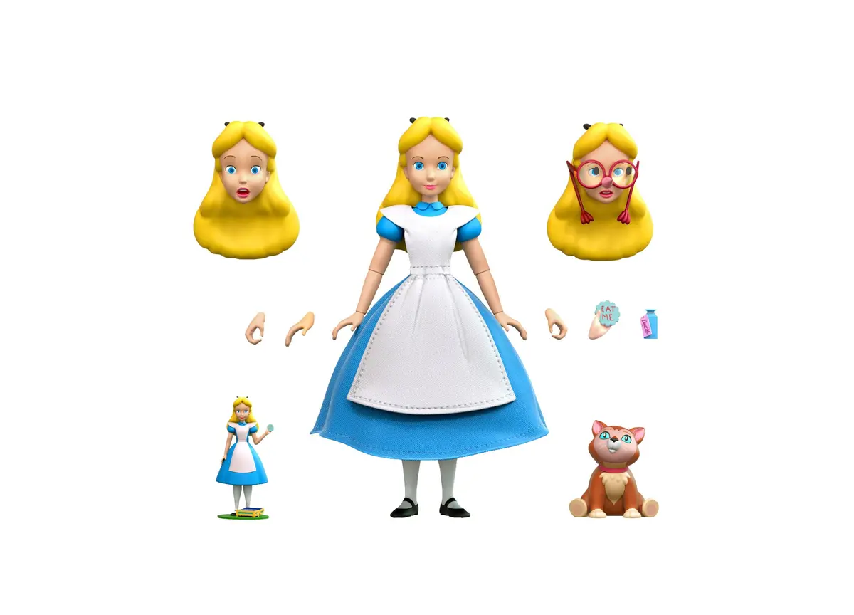 Super 7 Disney Alice In Wonderland Alice 7" Ultimates, Action Figure 1