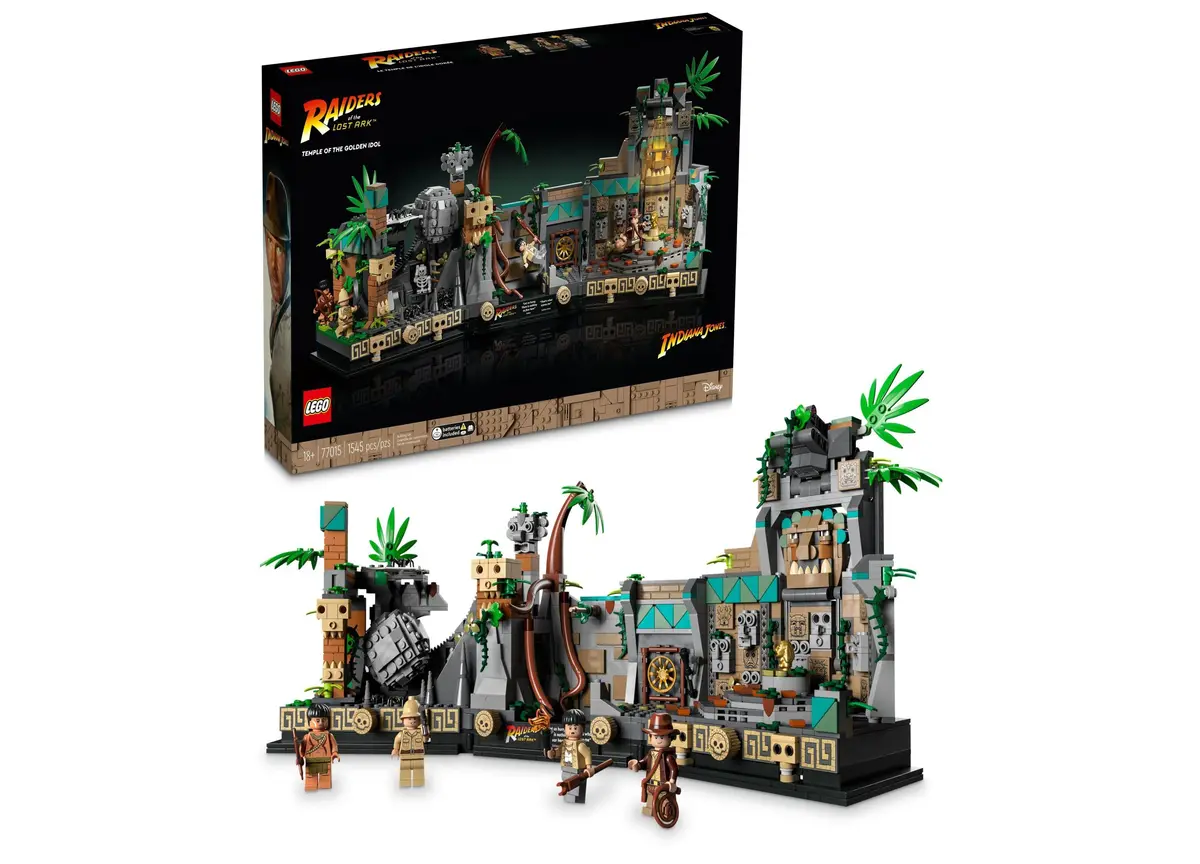 Lego Indiana Jones Temple Of The Golden Idol 1545-Piece Building Set 1