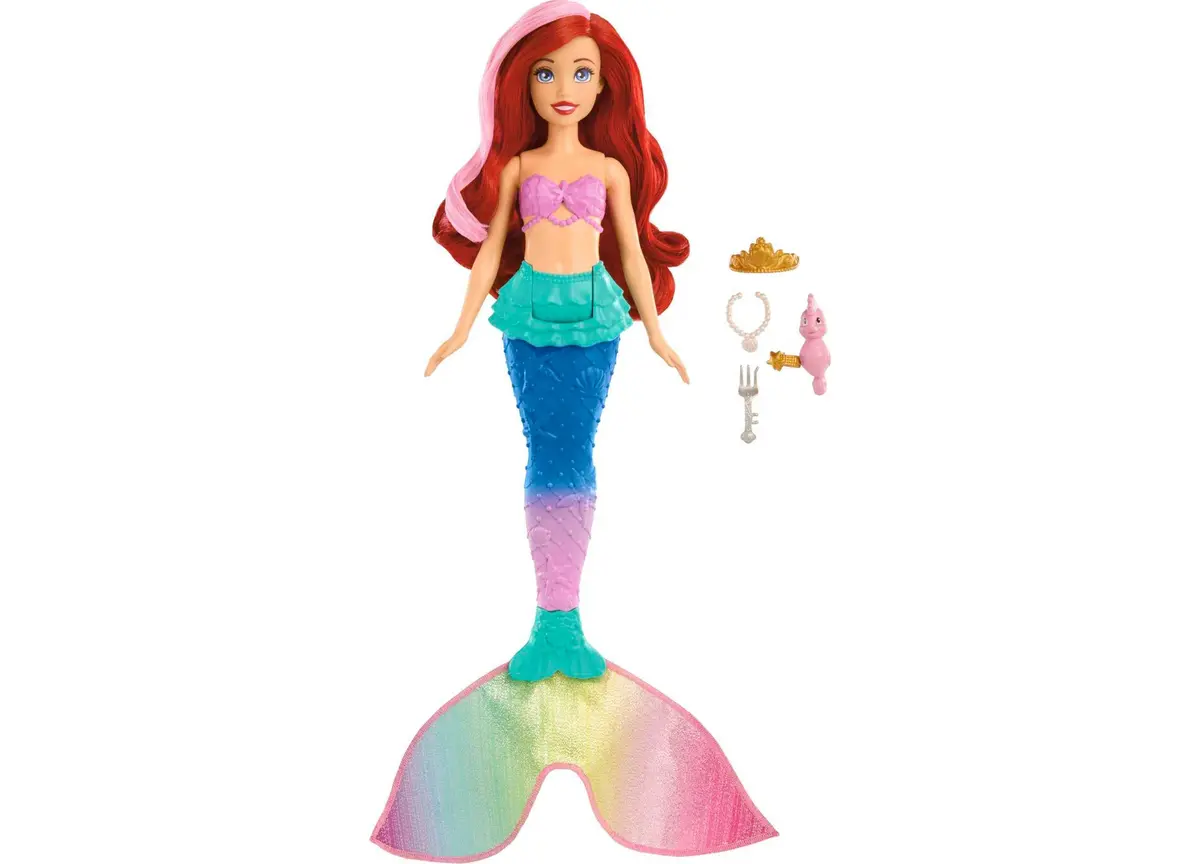 Disney Princess Swim & Splash Ariel Doll - Realistic Swimming Action 1