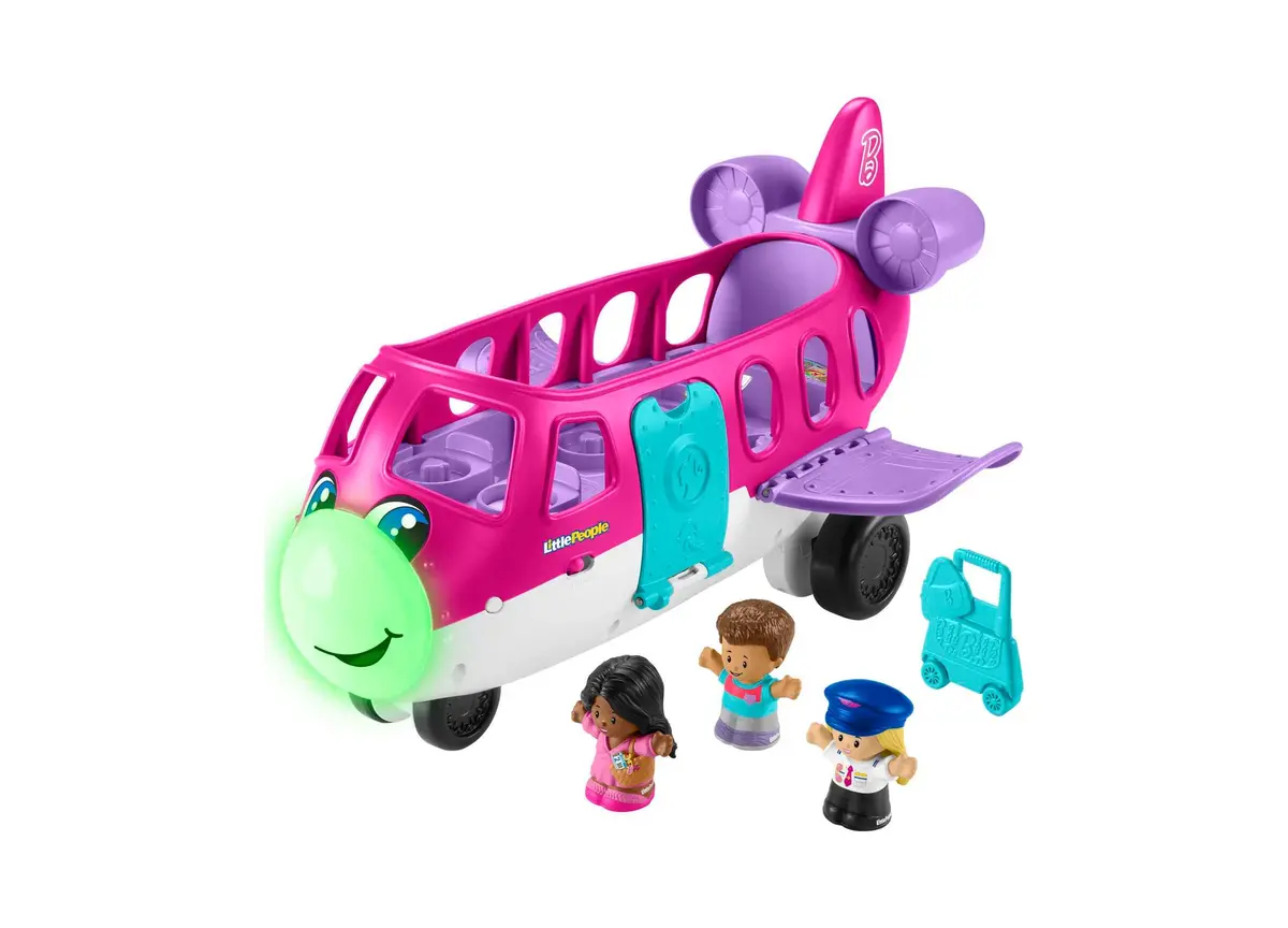 Fisher-Price Little People Barbie Little Dream Plane - Interactive Toy Airplane 1