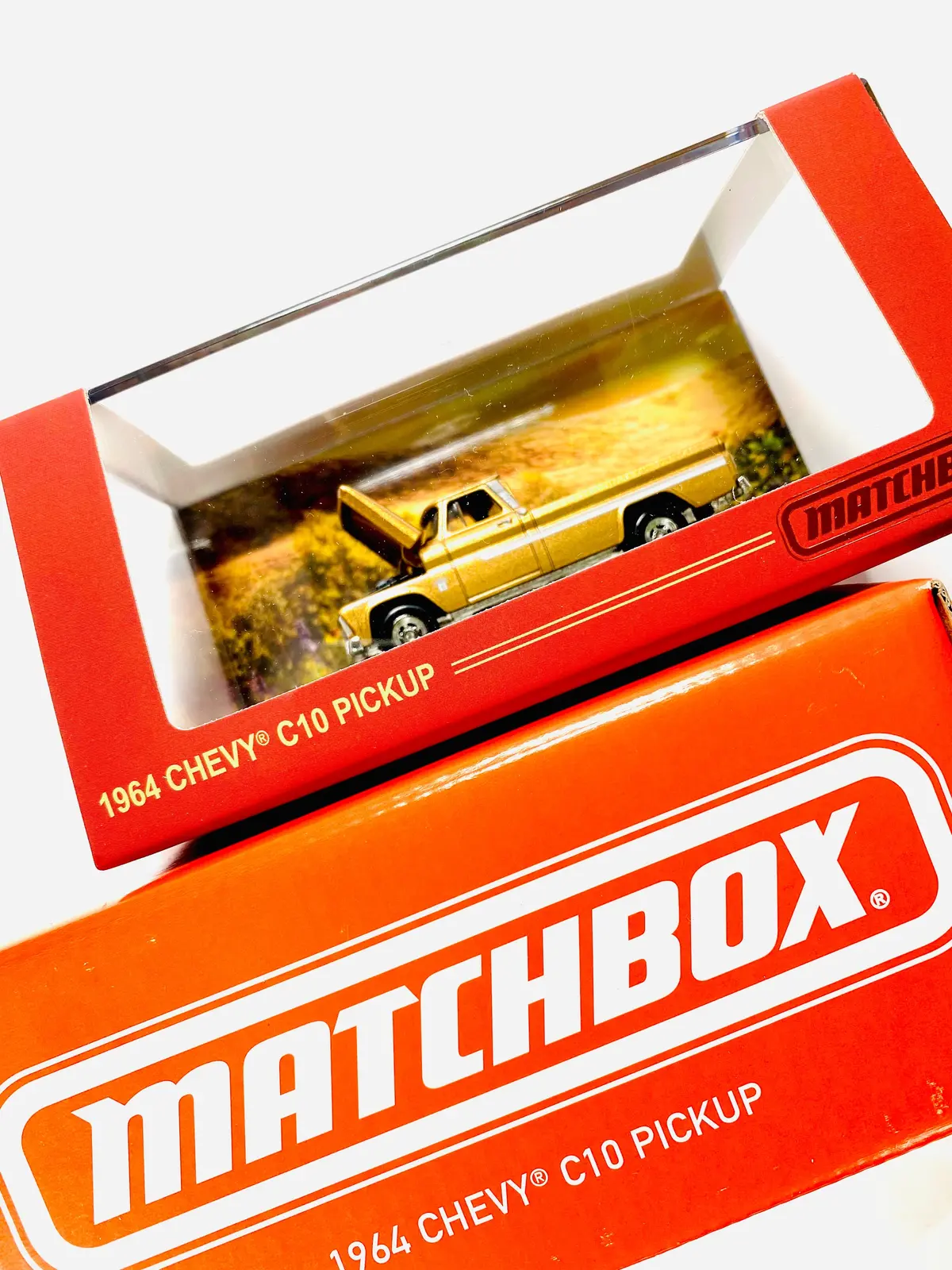 Matchbox Mattel Creations 2021 1964 Chevy C10 Pickup - Damaged/Open Box 1